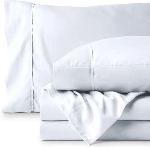 Vista 9 de Bare Home Juego de Sábanas Twin - Sábanas de Cama de Microfibra Ultra-Suave 1800 - Doble Cepillado - Bolsillos Profundos - Ajuste Fácil - Extra