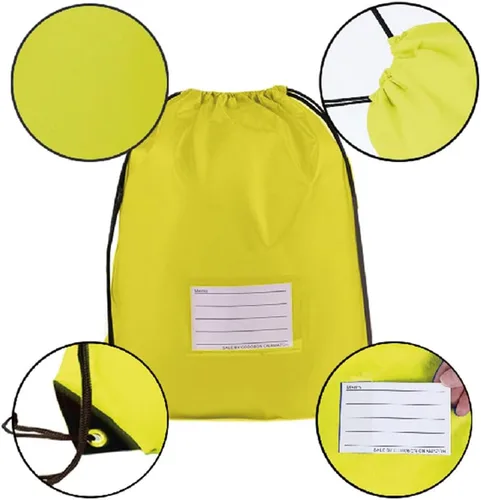 Vista 50 de CODOBON Paquete de 20 bolsas con cordón, mochila de cuerda de dibujo a granel, bolsa de bricolaje para gimnasio, deportes, bolsa para mujeres