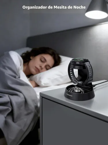 Vista 8 de Soporte de cargador de reloj para reloj Garmin Watch, soporte de cargador