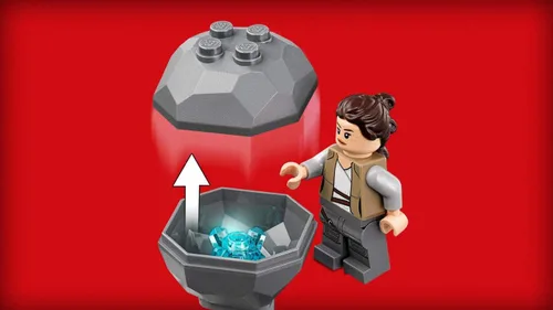 Vista 5 de Juego de LEGO Star Wars Entrenamiento en Ahch-To Island 75200