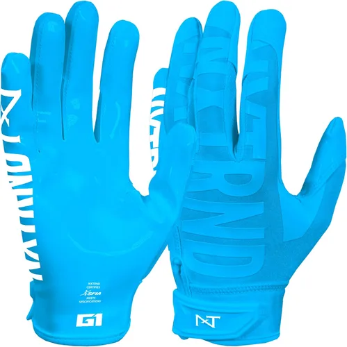 Vista 10 de Nxtrnd G1 Pro - Guantes de fútbol americano para hombre, guantes de receptor pegajosos para adultos