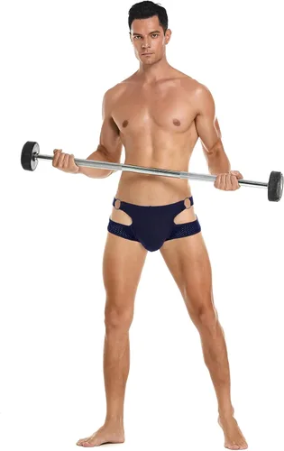 Vista 111 de SKYSPER Jock Strap Athletic Supporter para hombres Sexy Jockstrap Ropa interior masculina