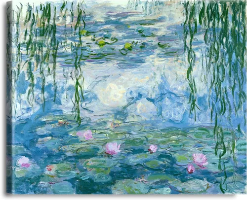 Vista 17 de A&T ARTWORK Antibes Seen from The Salis Gardens de Claude Monet Las Obras de Arte Clásico Mundial Reproducciones, Impresiones de Arte en Lienzo