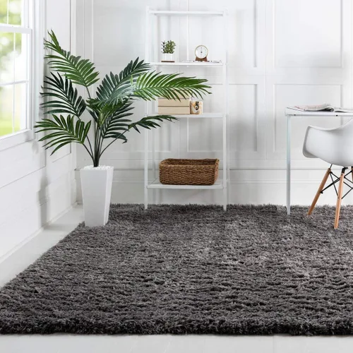 Vista 51 de Rugs.com - Alfombra de la colección Infinity, alfombra de pelo mullido sólida de 2 x 3 pies, color azul Egeo, perfecta para salas de estar