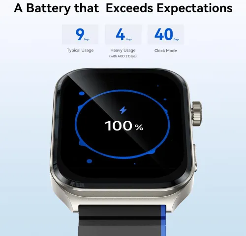 Vista 8 de Reloj inteligente para hombres y mujeres (respuesta/hacer llamadas), relojes inteligentes compatibles con Android y iPhone, pantalla AMOLED de 2.01