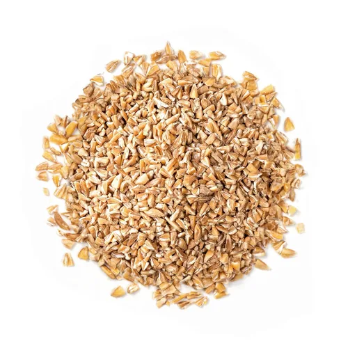 Vista 4 de Food to Live Farro orgánico de corte de acero italiano – Sin OMG, grano de trigo perlado agrietado, no irradiado, vegano, a granel. Fácil