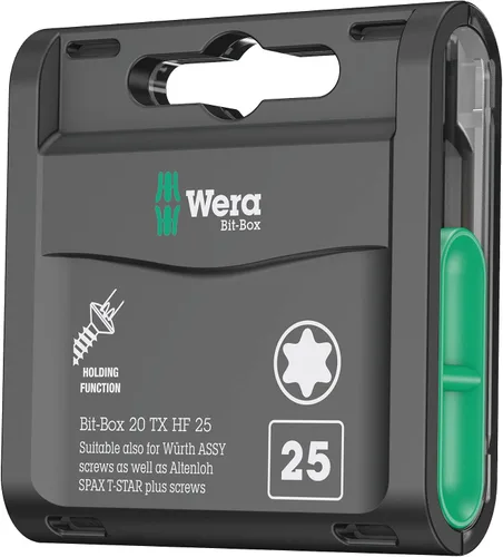 Vista 11 de Wera - 05073202001-broca 4 en 1, 9507 SB 4 en 1 Bit 2, 2.5; 5; 6 x TX 0.984 x 1.457 in
