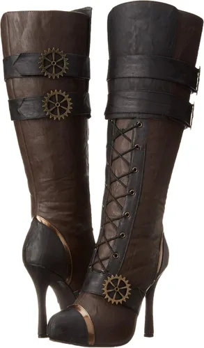 Vista 7 de Ellie Shoes Botas Quinley 420 para mujer, Multi Color, talla única
