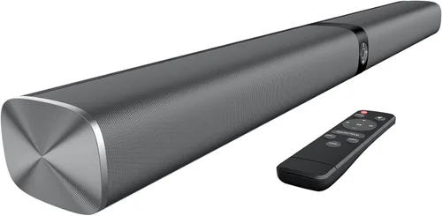 Vista 10 de Barra de sonido para Smart TV, barra de sonido de 80 W con conexión Bluetooth/ARC/Opt/AUX, aumento de volumen dinámico, 3 modos de ecualizador