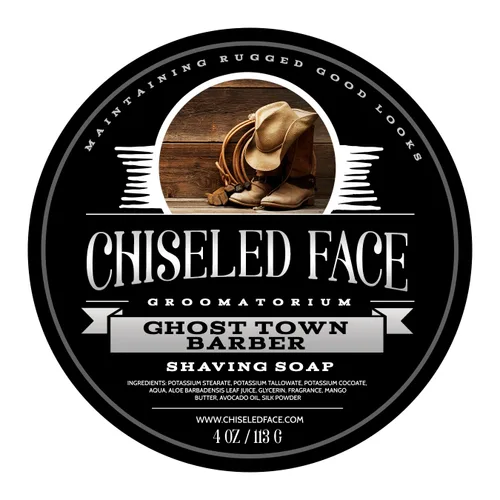 Vista 2 de Cedar & Spice - Jabón de afeitar de lujo hecho a mano de Chiseled Face Groomatorium