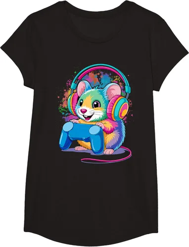 Vista 3 de Mouse Gaming Animal Video Games Funny T-Shirt