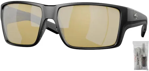 Vista 2 de Costa Del Mar Reefton Pro 6S9080 - Gafas de sol rectangulares para mujer + paquete con kit de gafas Deisgner iWear