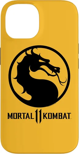 Vista 4 de Mortal Kombat 11 Dragon Black Logo Case for iPhone 17