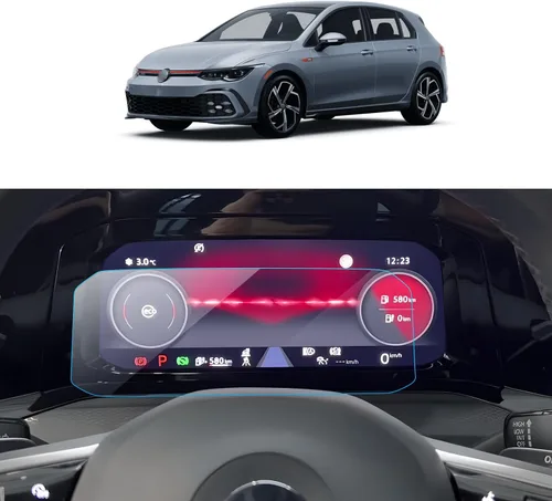 Vista 25 de Protector de Pantalla de Coche para 2015 2016 2017 2018 2019 Cadillac CTS Accesorios Navegación Pantalla Táctil Protector de Película de Vidrio
