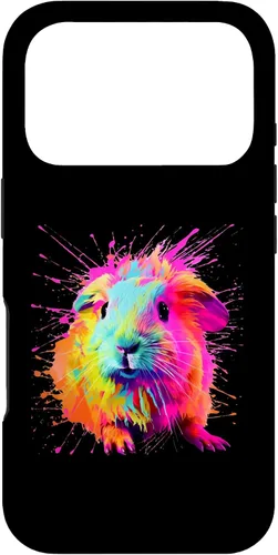 Vista 30 de Splash Paint Guinea Pig Furry Potato Lovers Case for iPhone 16