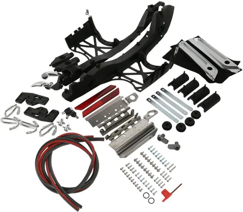 Vista 2 de TCT-MOTORPARTS Sistema de cierre de hardware de apertura de un solo toque para Harley Touring 2014-2024 Road King FLHR FLHT FLHT FLHTCU FLHRC Street