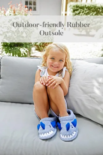 Vista 5 de Dearfoams Pantuflas lavables unisex para niños y niños pequeños