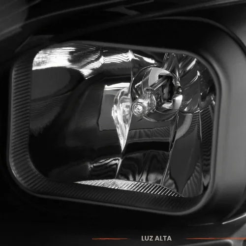 Vista 6 de AKKON - Para faros delanteros de proyector Chevy Malibu 2013-2015 [For Halogen Model Only] C-Shape LED DRL Daytime Running Light Black Housing