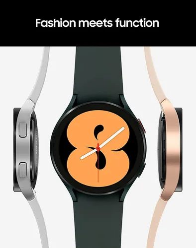 Vista 7 de SAMSUNG Galaxy Watch 4, reloj inteligente de 1.732in con monitor ECG para salud, fitness, correr, ciclos de sueño, detección de caídas GPS, versión