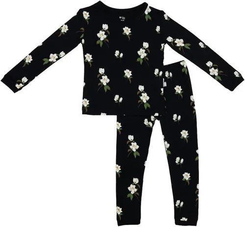 Vista 3 de KYTE BABY Juego de pijama para niños pequeños – Pijamas para niños pequeños hechas de material de rayón de bambú suave Pollito de Aloe