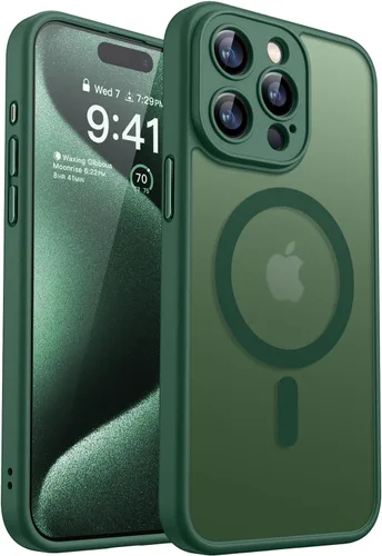 Vista 35 de CANSHN Funda magnética compatible con iPhone Air (6.5 pulgadas), mejorada [protección completa de la cámara] [compatible con Magsafe]