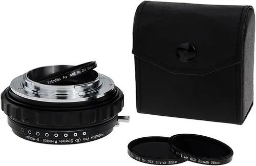 Vista 2 de Fotodiox Adaptador de montaje de lente extensible DLX compatible con lentes Nikon F-mount G-Type a cámaras Sony E-mount