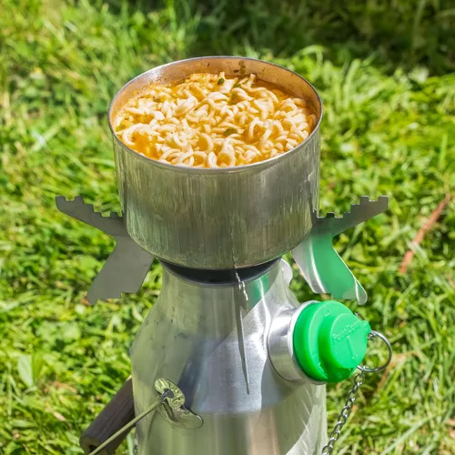 Vista 4 de Juego de cocina pequeño para Trekker Kelly Kettle - Olla de 16 oz (.47 ltr)