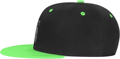 Vista 3 de LICIAS Morbid Music and Angel - Sombrero de estilo hip hop para adultos, de ala plana, para hombre y mujer
