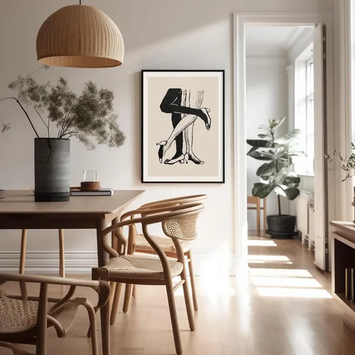 Vista 198 de Poster Master Faces Poster - Retro Women Print - Portrait Art - Sketch Illustration - Abstract Artwork - Woman Design - Chic Boho Design - Great