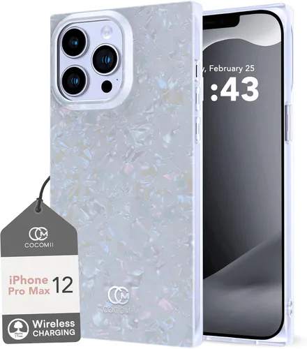 Vista 68 de Cocomii - Funda rectangular compatible con iPhone Xs/X - Perla opalescente, brillo brillante, para mujeres, niñas, hombres, funda protectora