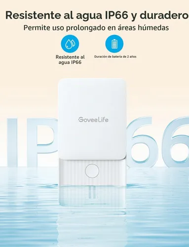 Vista 7 de GoveeLife Detector inteligente de fugas de agua 2 con alcance ultra largo