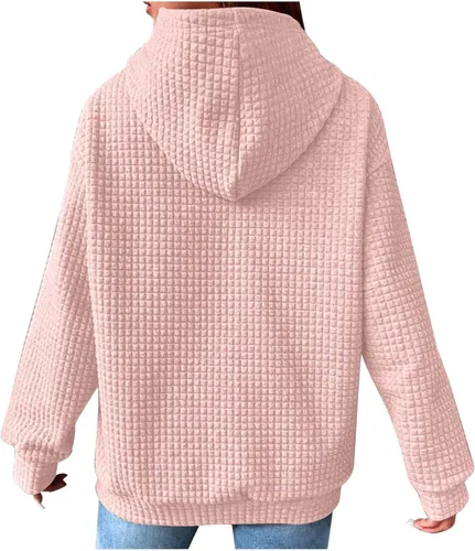 Vista 165 de SHAOBGE Sudaderas con capucha de gran tamaño para mujer, sudaderas con capucha para entrenamiento, suéteres casuales y cómodos trajes de moda