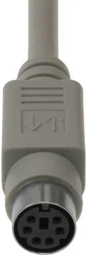 Vista 3 de SF Cable, Keyboard PS2 to AT Adapter (6 inch); Din5 Male to MiniDin6 Female