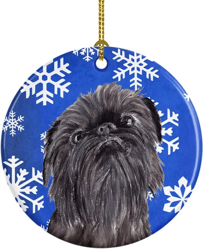 Vista 77 de Caroline's Treasures Cavalier Spaniel - Adorno de cerámica para colgar en el árbol de Navidad, para el hogar, Navidad, fiestas, regalo, 3 pulgadas