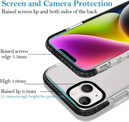 Vista 4 de Funda de teléfono personalizada para iPhone 15, diseño de collage de múltiples imágenes, resistente a los golpes, funda protectora de TPU suave