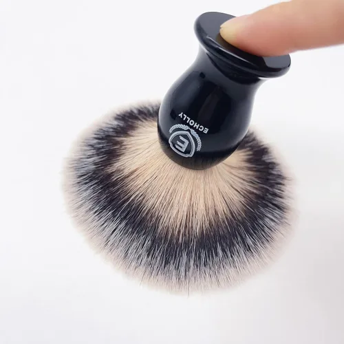 Vista 9 de Brochas de Afeitar de Lujo para Hombres de Echolly - Brochas de Afeitar de Cerdas Super Fuertes sin Desprendimiento para Hombres - Mango de Acrílico
