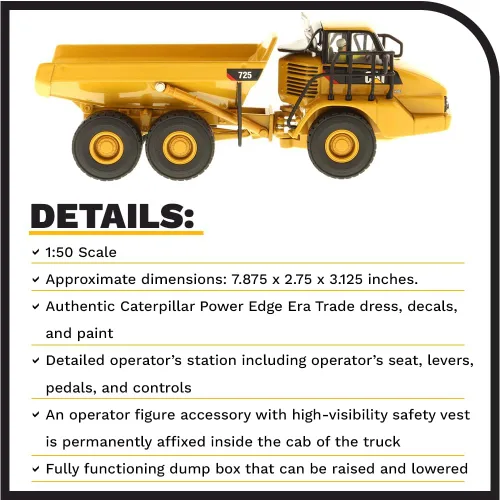 Vista 4 de Caterpillar 725 - Vehículo articulado de la serie Classics