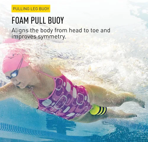 Vista 2 de FINIS Boya de espuma para entrenamiento de natación, fortalecedor de fuerza superior del cuerpo, mejora la técnica de golpe, espuma EVA suave
