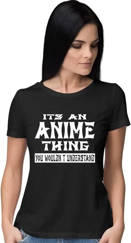 Vista 14 de Go All Out Camiseta con texto en inglés "It's an Anime Thing You Wouldn't Understand" para mujer Athletic Heather