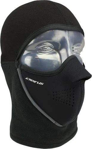 Vista 2 de Seirus Innovation MagneMask - Máscara facial gruesa y fina con costuras magnéticas, protección facial inmediata