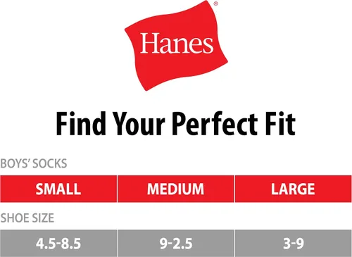 Vista 4 de Hanes Ultimate Pack de 12 calcetines No-show para niños