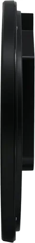 Vista 2 de SEIKO QXA818KRH Reloj de pared con estampado de vidrio sin tictac, negro, 12 pulgadas