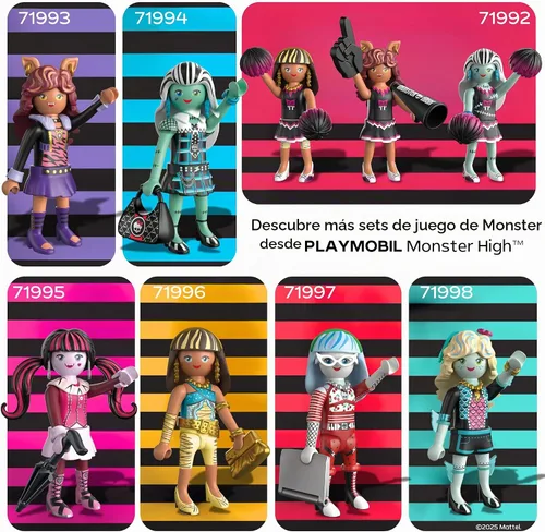 Vista 6 de Playmobil X Monster High Escuadrón del Miedo Multipack