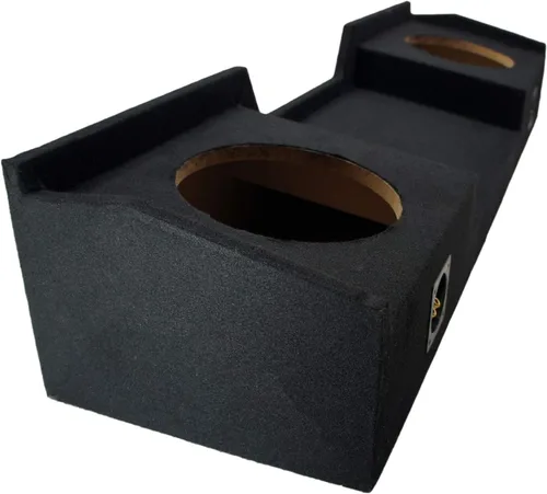 Vista 3 de American Sound Connection Compatible con camioneta de cabina extendida completa Chevy Silverado o GMC Sierra 1999-2006 Caja de altavoz de 10