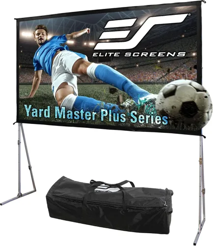 Vista 11 de Pantalla para proyector al aire libre con soporte 16:9, 8K 4K Ultra HD 3D, plegable y rápida YardMaster 2 Dual Proyección delantera y trasera