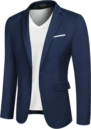 Vista 2 de COOFANDY Men's Casual Sports Coats Dress Blazer Stylish Lightweight Suit Jackets