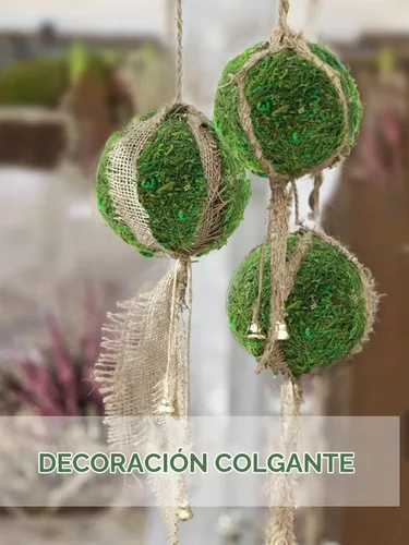 Vista 7 de Biubee 12 bolas decorativas de musgo para tazones de relleno de jarrón, 2.2