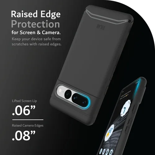 Vista 5 de TUDIA Merge - Funda diseñada para Google Pixel 7 Pro (2022), color negro mate