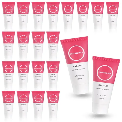Vista 11 de Acondicionador de tamaño de viaje a granel envuelto individualmente, mini muestra de cabello, acondicionador de prueba para hombres y mujeres