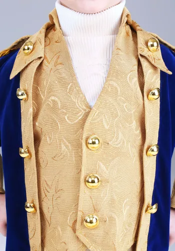 Vista 3 de Disfraz Infantil de George Washington para Niños Pequeños Multicolor